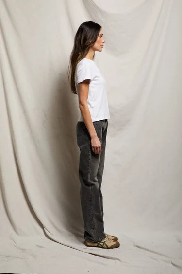 Lisa Fitted Tee White