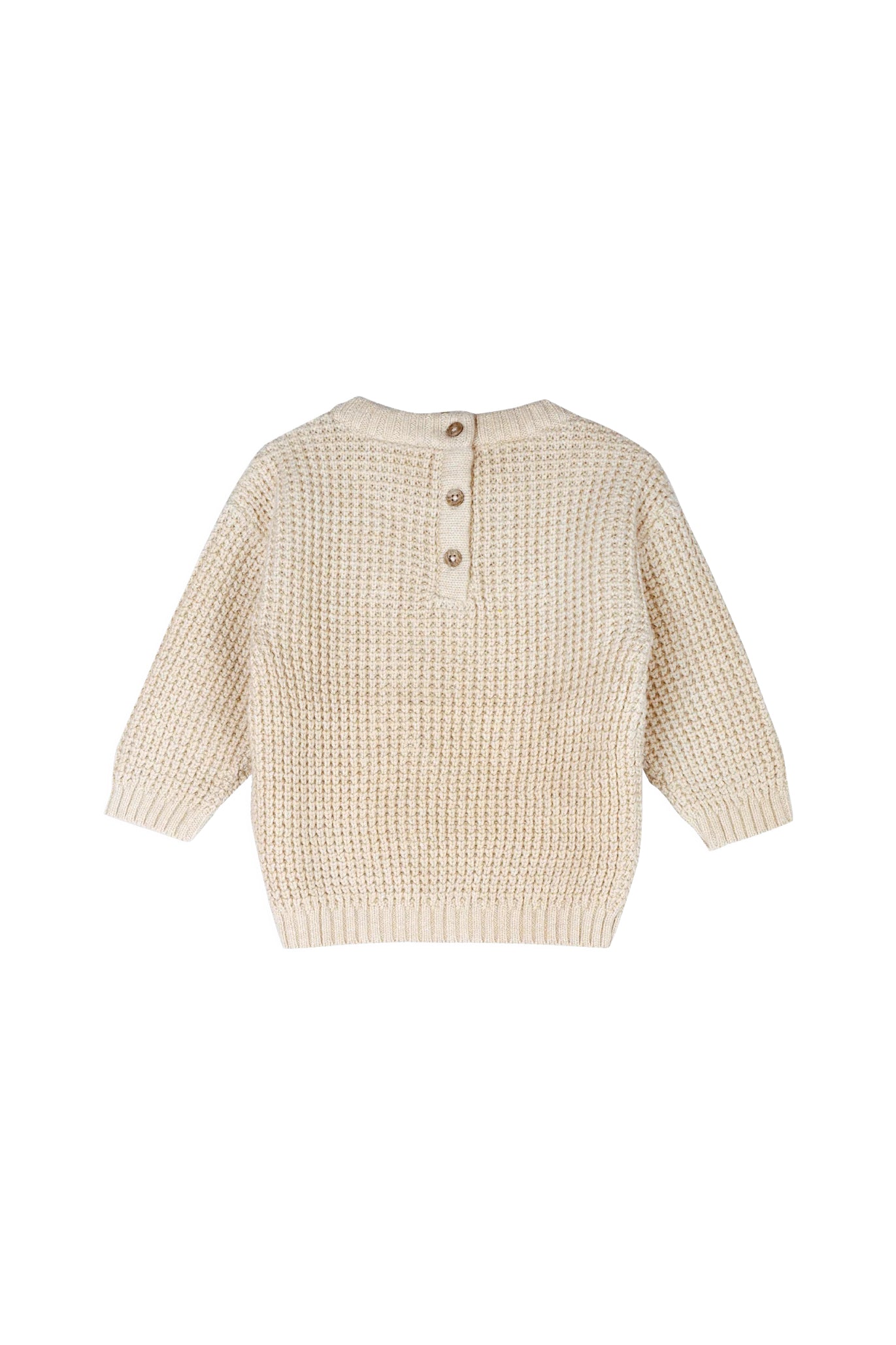 Little Dude Embroidered Baby Sweater