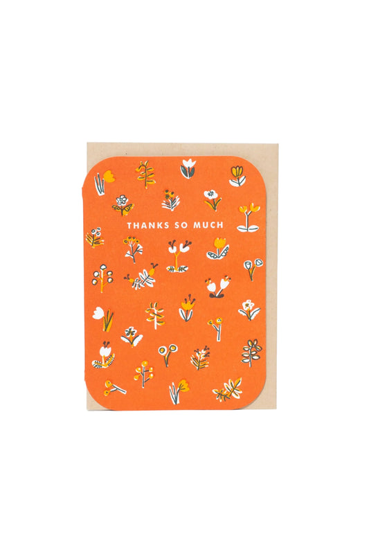Little Flowers Thank You Card