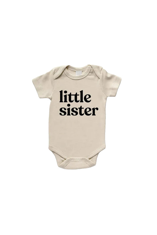 Little Sister Organic Baby Bodysuit