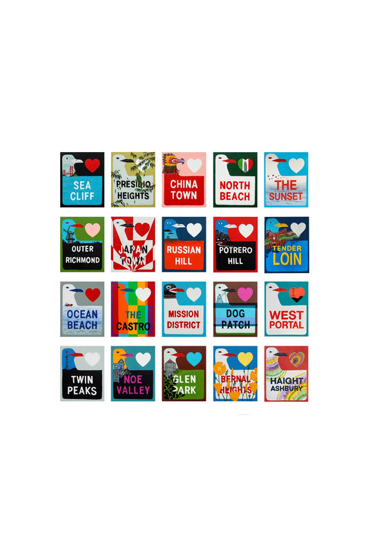 Locals Only 8 x 8 Print