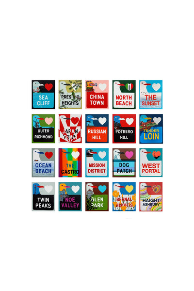 Locals Only 8 x 8 Print