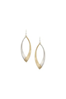 Long Overlap Swoops Earring