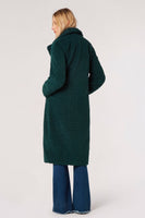 Longline Borg Teddy Coat