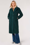 Longline Borg Teddy Coat