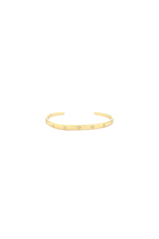 Lucky 7 Cuff Bracelet Gold