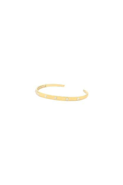 Lucky 7 Cuff Bracelet Gold