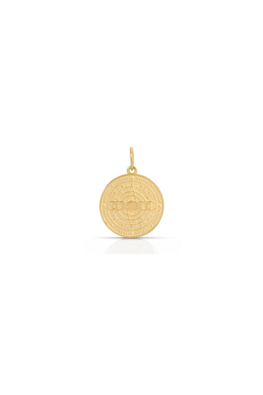 Lunar Phases Coin Charm