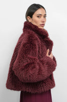 Maddox Shaggy Cropped Coat