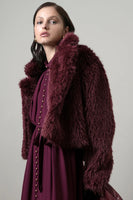 Maddox Shaggy Cropped Coat