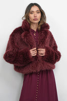 Maddox Shaggy Cropped Coat