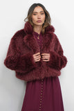 Maddox Shaggy Cropped Coat