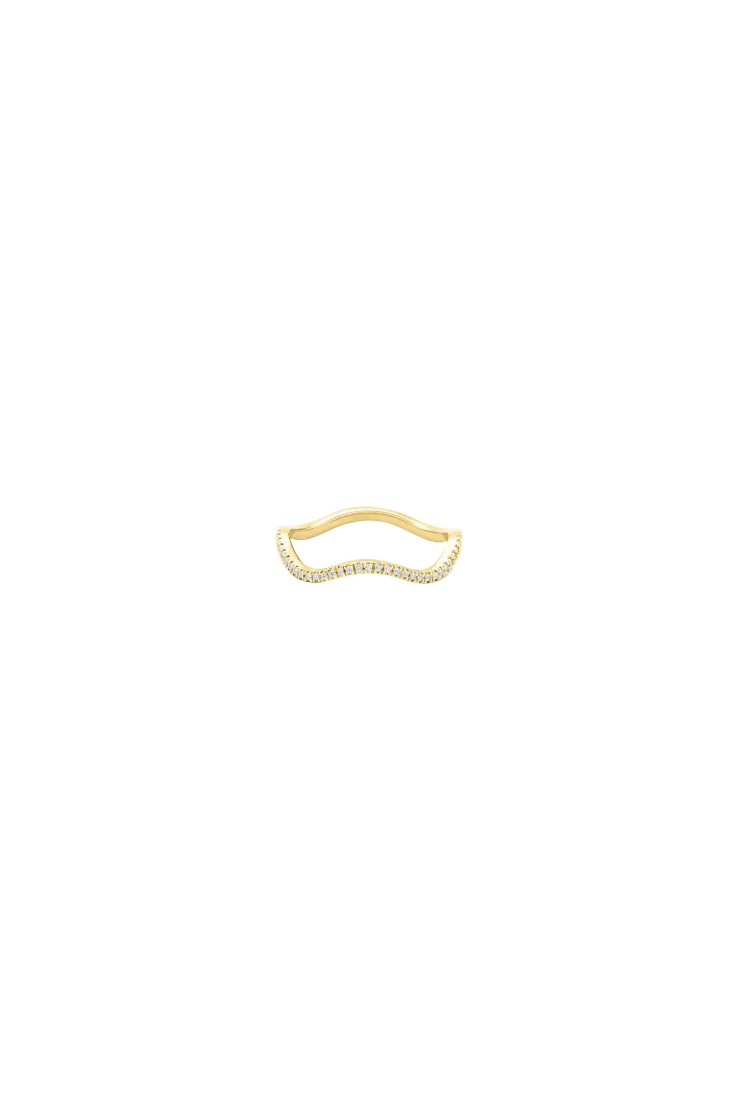 Make Waves Stackable Ring Gold