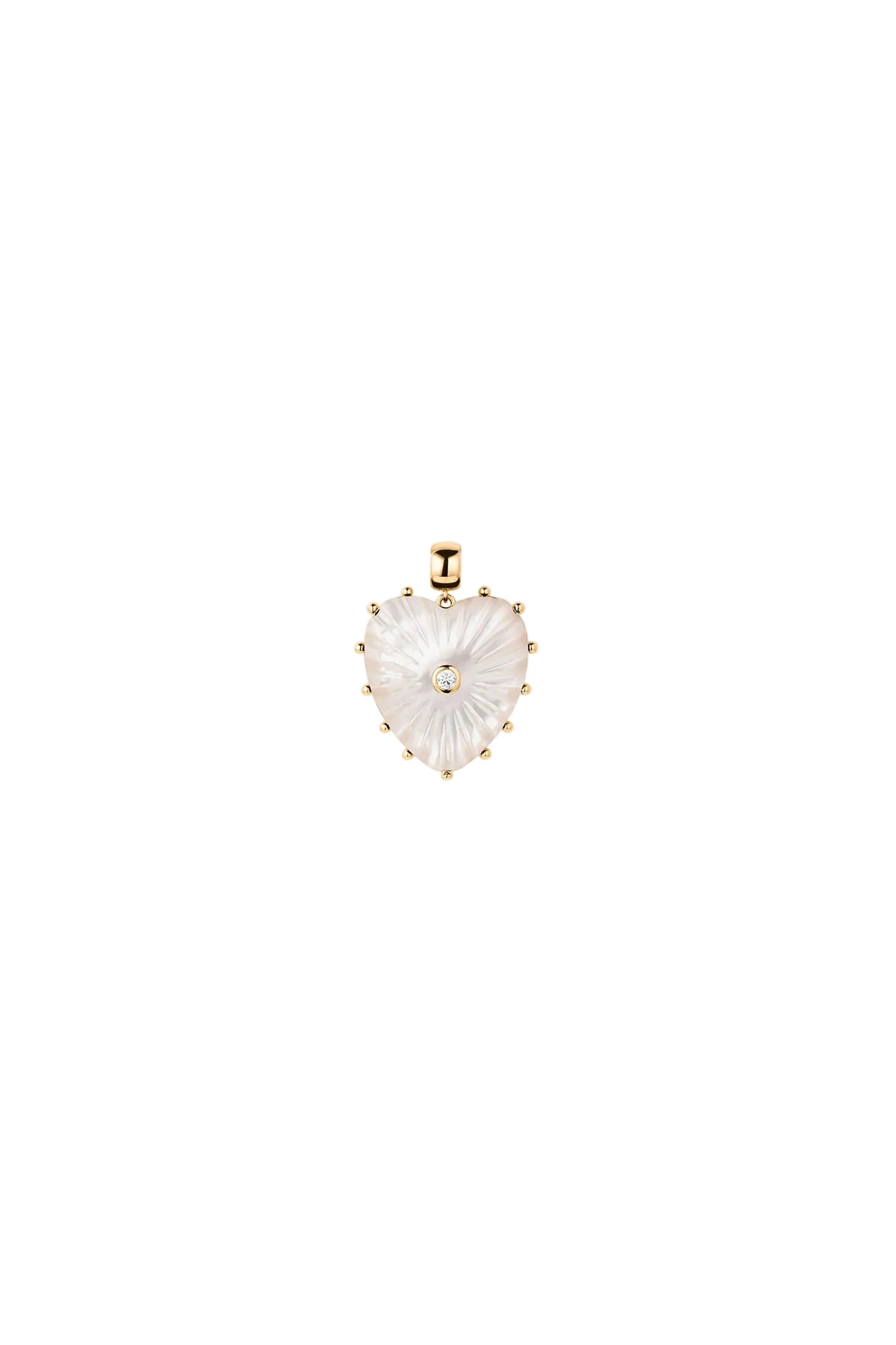 Malene Mother Of Pearl Heart Bail