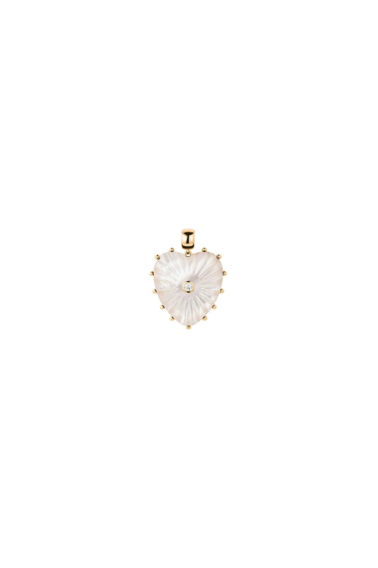 Malene Mother Of Pearl Heart Bail