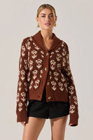 Marcenia Shawl Collar Cardigan