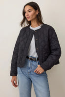 Marina Quilted Liner Jacket Black