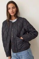 Marina Quilted Liner Jacket Black