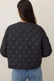 Marina Quilted Liner Jacket Black