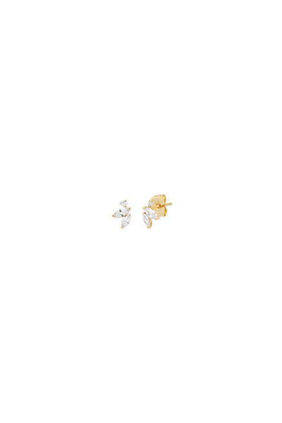 Marquise CZ Cluster Studs