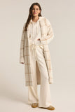 Mason Windowpane Knit Coat