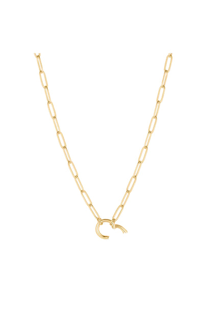Finn Paperclip Charm Necklace