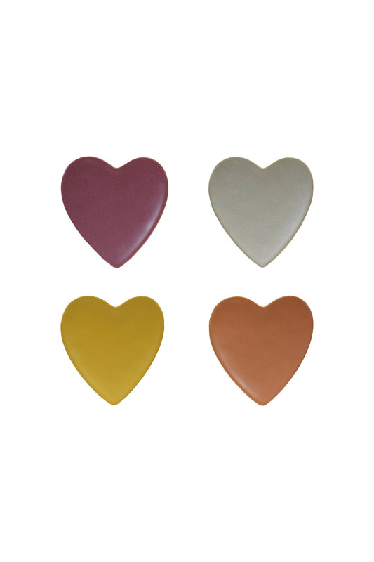 Matte Finish Heart Shaped Dish