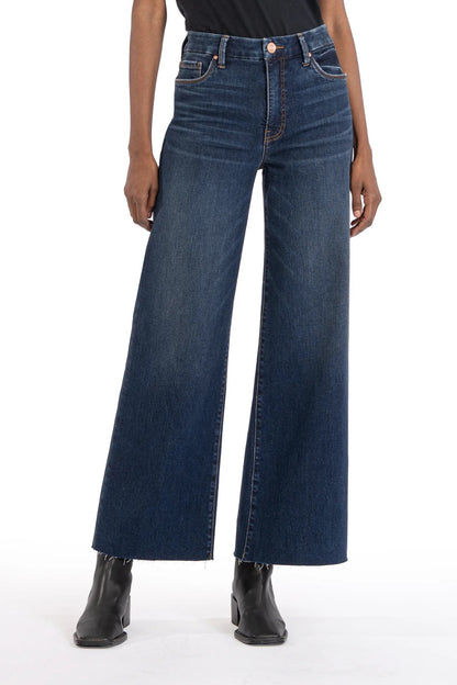 Meg High Rise Wide Leg Raw