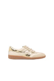 Merit Sneakers White Gold Leather