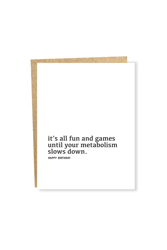 Metabolism Card