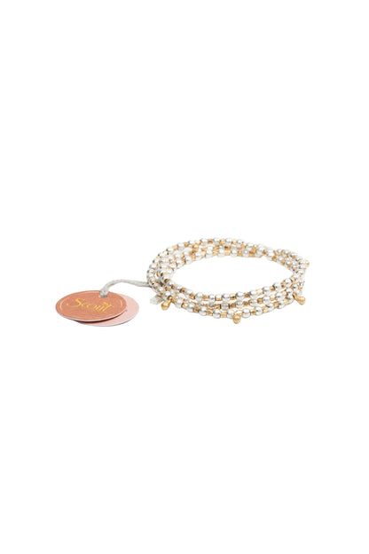 Metal Wrap Classic Teardrop Silver & Gold