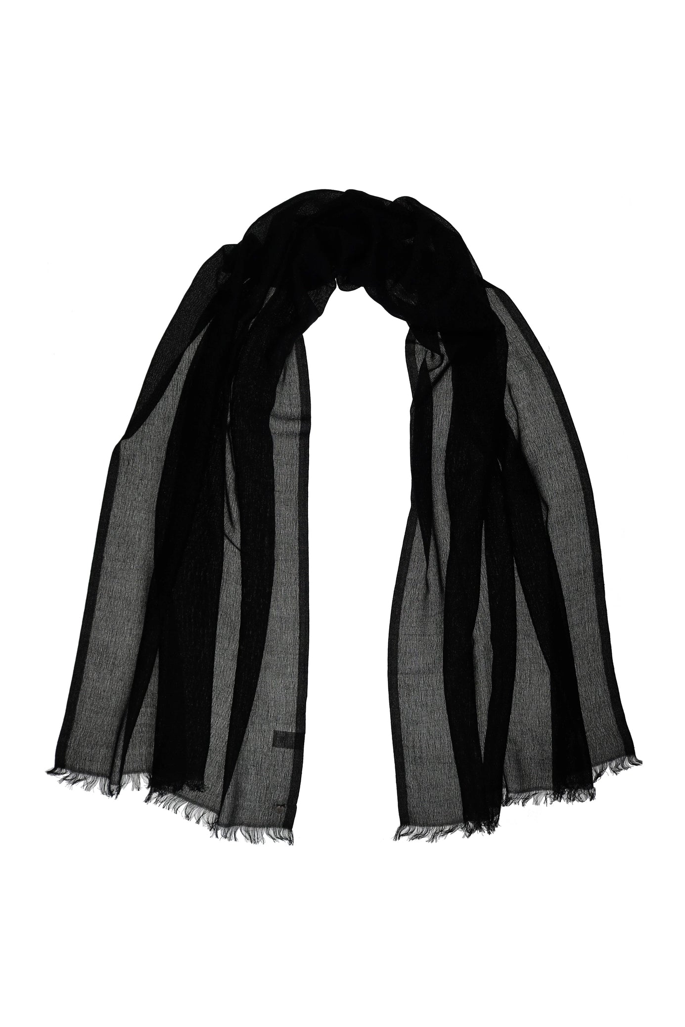 Metallic Woven Evening Wrap Black