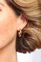 Michaela Hoops 1" Gold