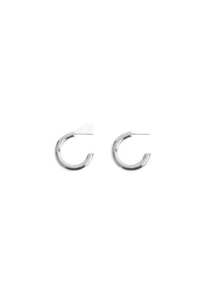 Michaela Hoops 1" Silver
