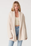 Mid-Length Hooded Sweater Coat