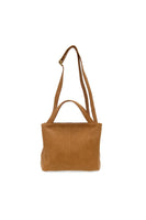 Mid Tan Convertible Crossbody Handbag