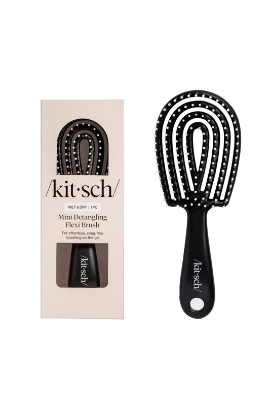 Mini Detangling Flexi Brush Black