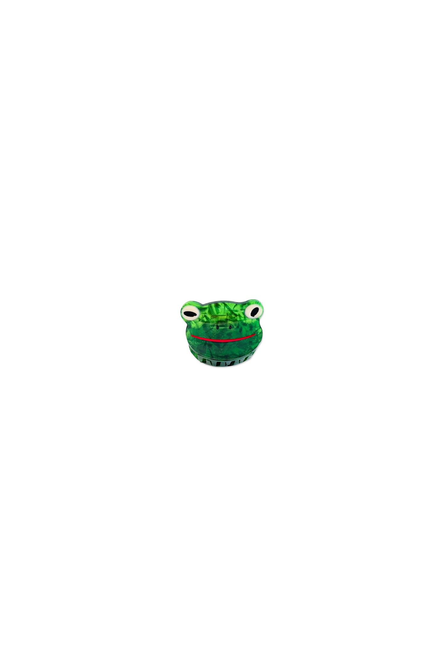 Mini Green Froggy Hair Claw
