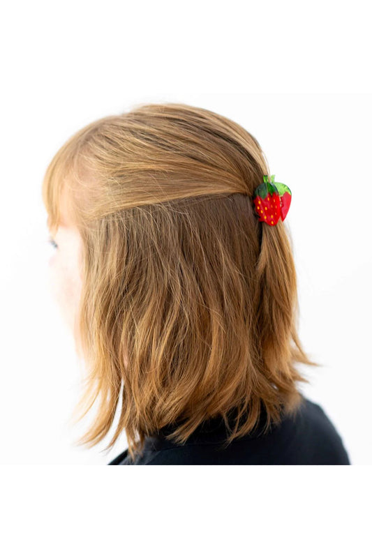 Mini Red Strawberry Hair Claw