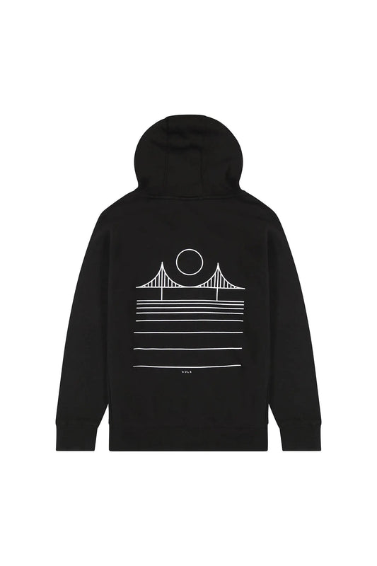 Minimal Bridge Zip-Up Hoodie