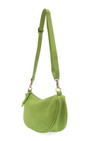 Miranda Crescent Crossbody Bag Lime