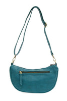 Miranda Crescent Crossbody Bag Turquoise