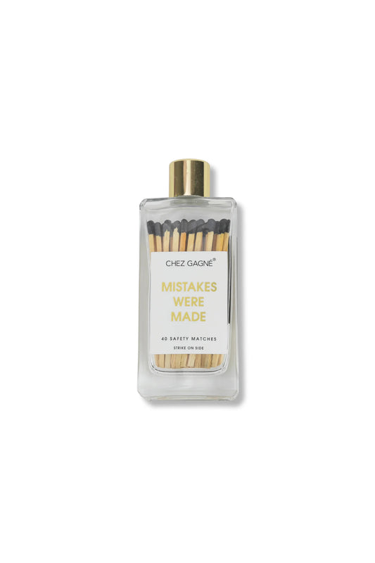 Mistakes Were Made Matches