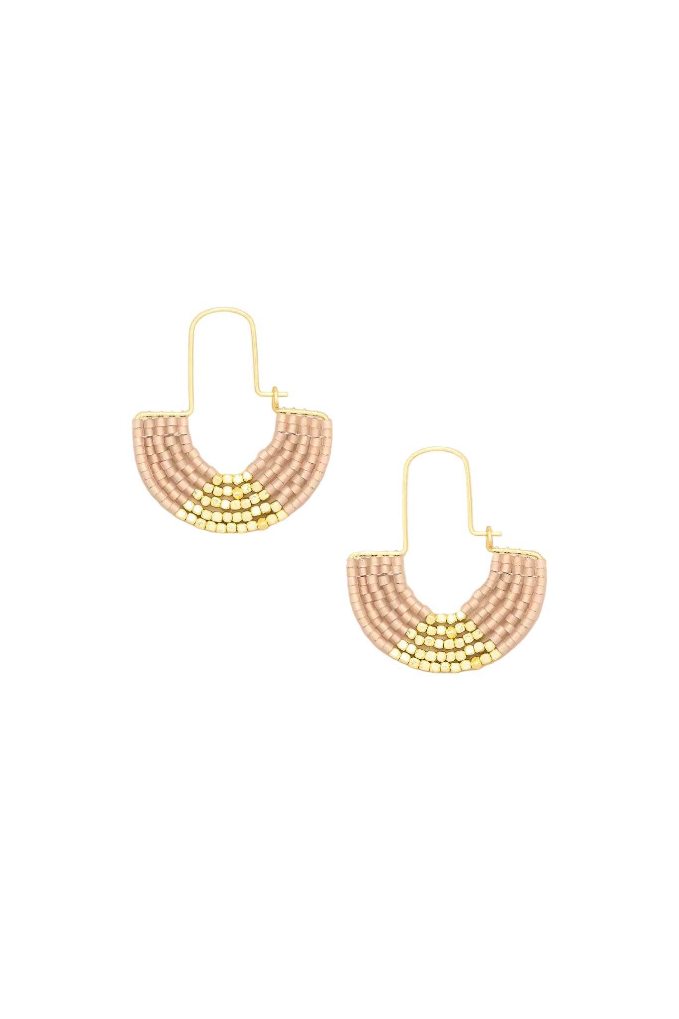 Miyuki U-Hoop Earring Blush