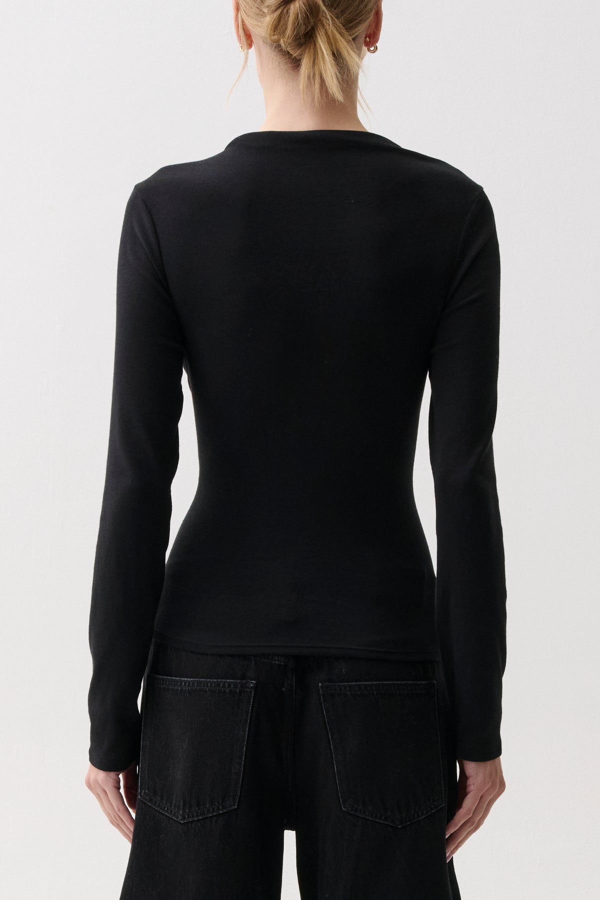 LENA ASYMMETRICAL KNIT TOP
