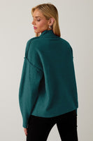 Mock Neck Sweater Hunter Green