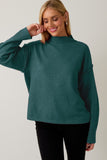 Mock Neck Sweater Hunter Green