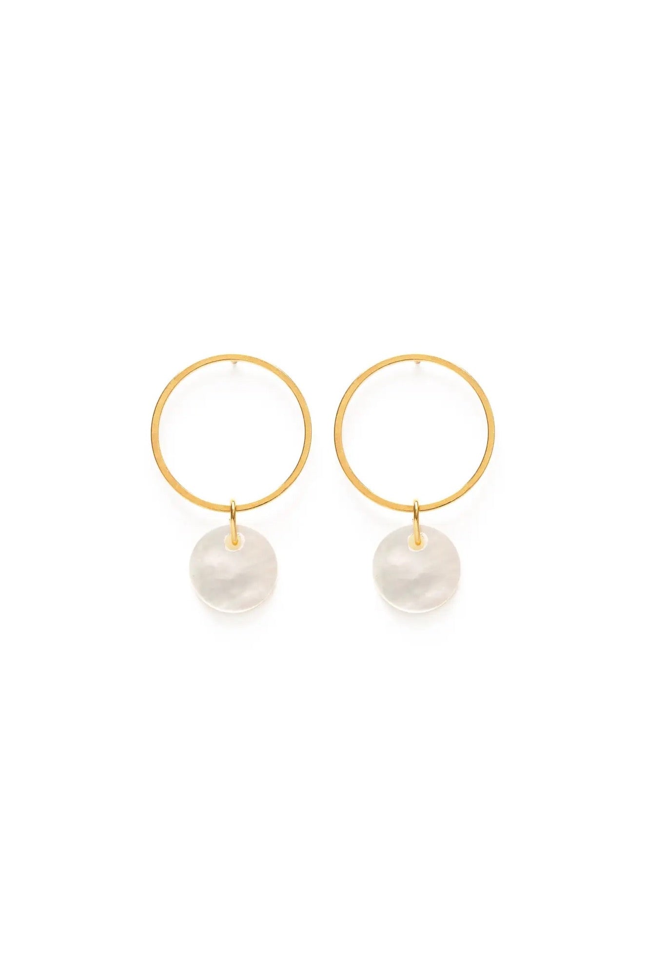 Mother of Pearl Playa Studs