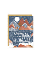 Mountains of Thanks Card