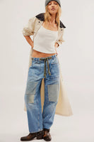 Moxie Pull-On Barrel Jeans